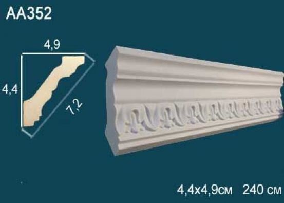 Карниз потолочный Perfect AA352 из полиуретана
